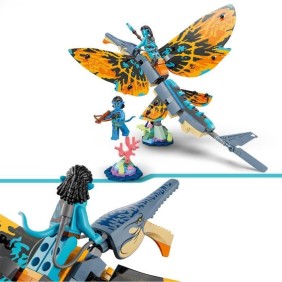 LEGO Avatar 75576 L'Aventure du Skimwing, Jouet avec Minifigurine Jake Sully, Pandora