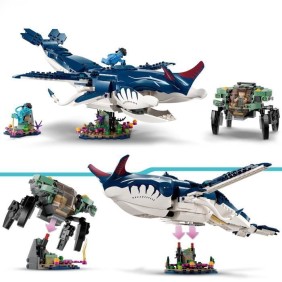 LEGO Avatar 75579 Payakan le Tulkun et Crabsuit, Jouet avec Figurine Animal, La Voie de l'Eau