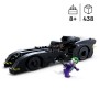 LEGO DC 76224 La Batmobile : Poursuite entre Batman et le Joker, Jouet de Voiture Batmobile, avec Figurines