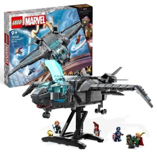 LEGO Marvel 76248 Le Quinjet des Avengers, Jouet de Vaisseau Spatial avec Figurines, Infinity