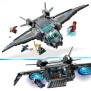 LEGO Marvel 76248 Le Quinjet des Avengers, Jouet de Vaisseau Spatial avec Figurines, Infinity