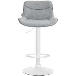 Barhocker Vonore Stoff weiЯ