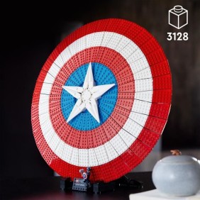 LEGO Marvel 76262 Le Bouclier de Captain America, Maquette Avengers pour Adultes avec Marteau de Thor