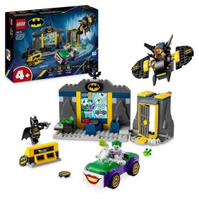 LEGO Super Heroes DC 76272 La Batcave avec Batman, Batgirl et Le Joker - Set d'aventures