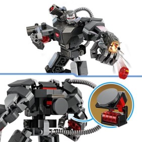 LEGO 76277 Marvel L'Armure Robot de War Machine, Jouet de Robot avec : 3 Canons de Tir, Personnage MCU