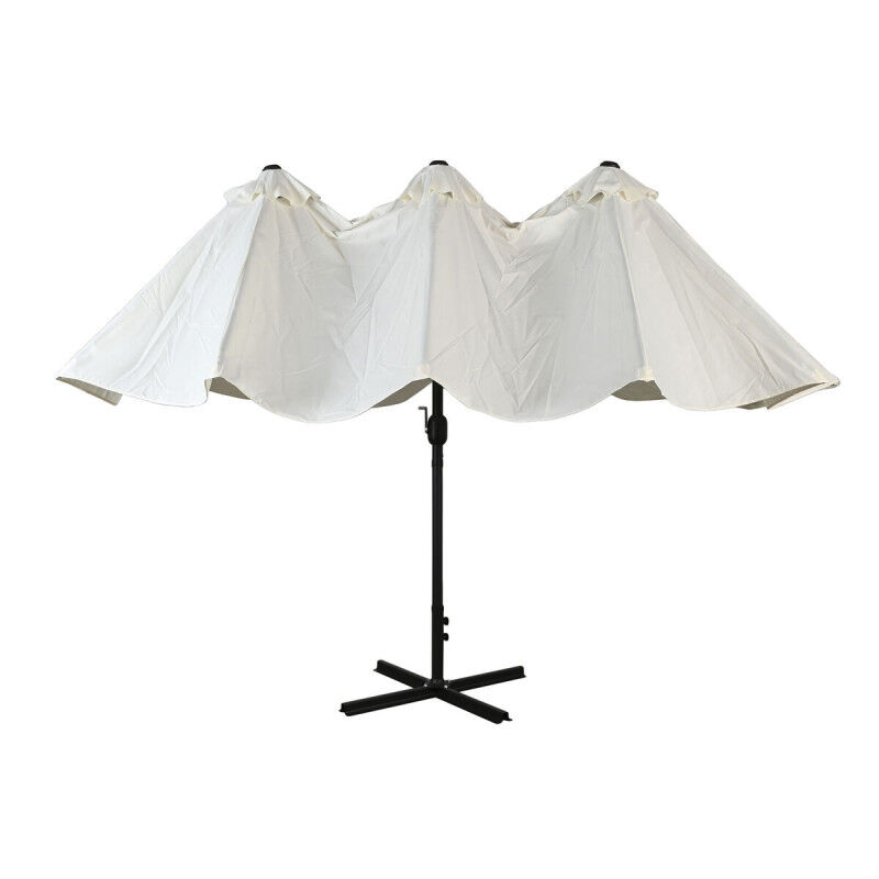 Parasol Home ESPRIT Beige Gris foncé 450 x 262 x 250 cm