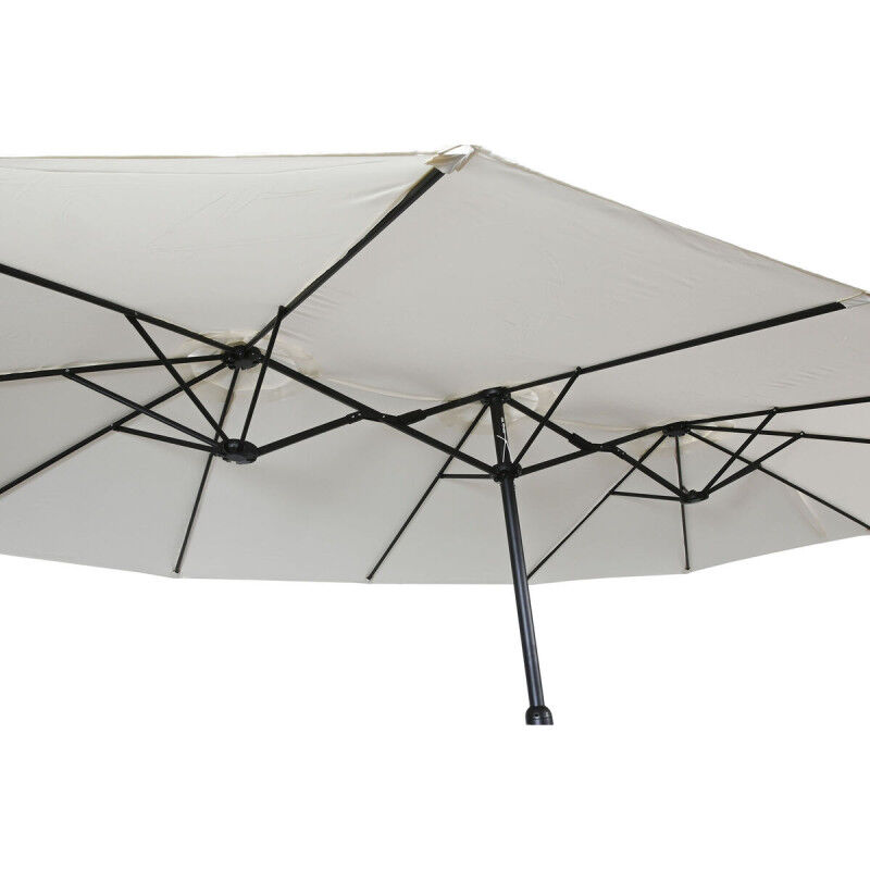 Parasol Home ESPRIT Beige Gris foncé 450 x 262 x 250 cm