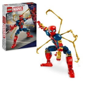 LEGO Marvel 76298 Figurine d'Iron Spider-Man a Construire Jeu de Rôle Pour Enfants