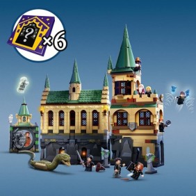 LEGO 76389 Harry Potter™ La Chambre des Secrets de Poudlard Jouet Château avec Grande Salle + Figurine Edition 20eme Anniversair