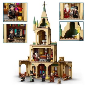 LEGO 76402 Harry Potter Poudlard : le Bureau de Dumbledore, Jouet de Château, Choixpeau et l'Épée de Gryffondor, Enfants 8 Ans