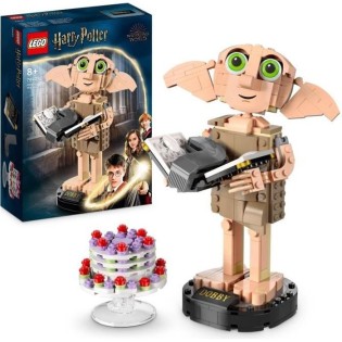 LEGO Harry Potter 76421 Dobby l'Elfe de Maison, Jouet de Figurine de Personnage, Cadeau