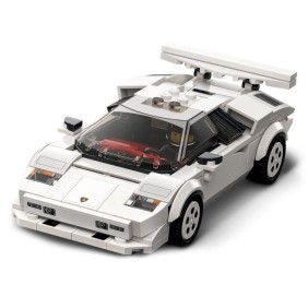 LEGO 76908 Speed Champions Lamborghini Countach, Jouet modele de Voiture de Course Pour les Enfants de 8 Ans et Plus