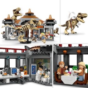 LEGO Jurassic Park 76961 Le Centre des Visiteurs : l'Attaque du T. Rex et du Vélociraptor, Jouet