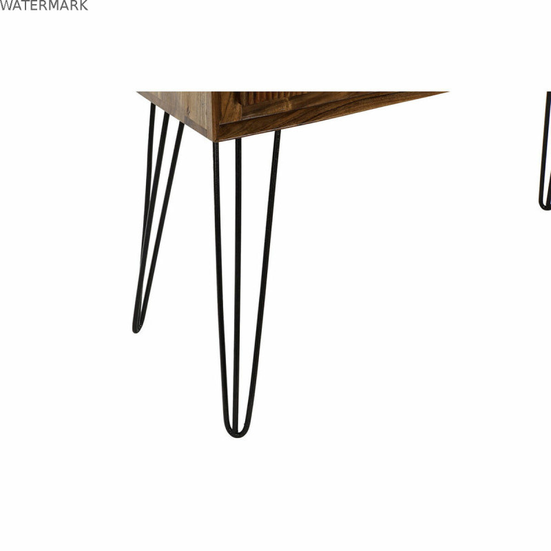 Meuble d'Entrée DKD Home Decor Marron Noir 118 x 40 x 77 cm