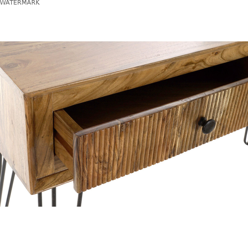 Meuble d'Entrée DKD Home Decor Marron Noir 118 x 40 x 77 cm