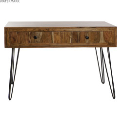 Meuble d'Entrée DKD Home Decor Marron Noir 118 x 40 x 77 cm