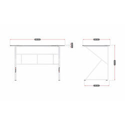 Bureau Huzaro HZ-Hero 1.6 White Blanc