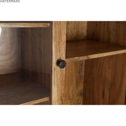 Présentoir DKD Home Decor 145 x 40 x 162 cm Verre Acacia