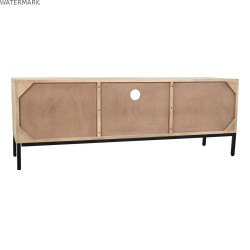 Meubles de télévision DKD Home Decor Métal Bois de manguier (140 x 40 x 50 cm)