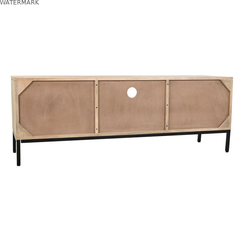 Meubles de télévision DKD Home Decor Métal Bois de manguier (140 x 40 x 50 cm)
