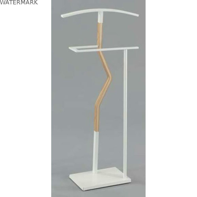 porte-manteaux DKD Home Decor Naturel Bois Acier Blanc (48 x 20 x 106,5 cm)