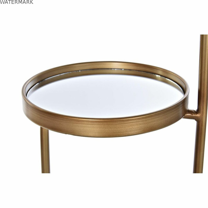 Etagères DKD Home Decor 4 Etagères Miroir Métal Cuivre (43 x 35 x 113 cm)