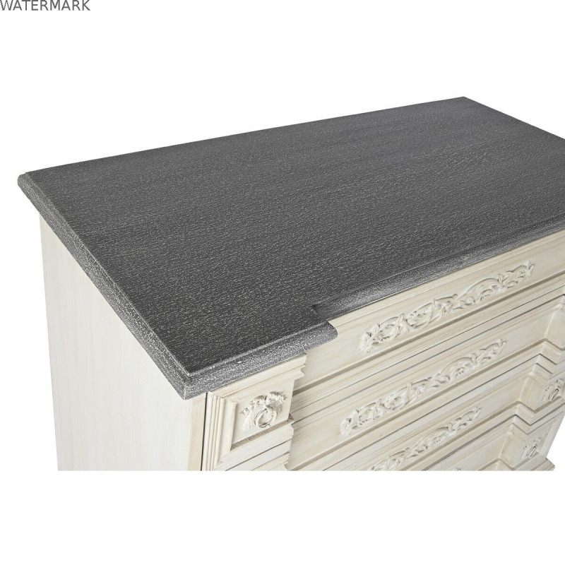 Caisson à Tiroirs DKD Home Decor 100 x 50 x 83,5 cm Gris Beige Gris foncé Bois de manguier Bois MDF