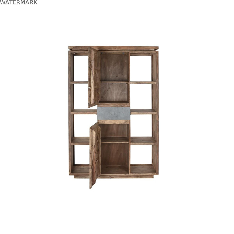 Étagère DKD Home Decor Sheesham Marron Gris Naturel Bois 120 x 40 x 185 cm