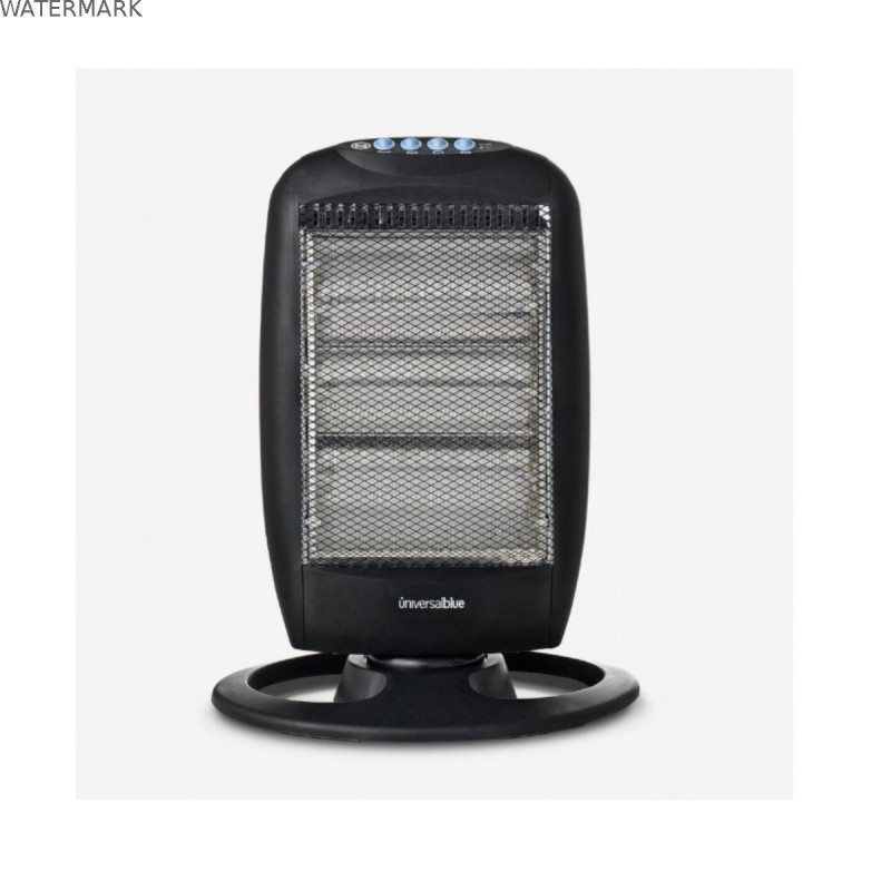 Chauffage Portable Universal Blue 4012 UCH9100 1200 W Noir Multicouleur