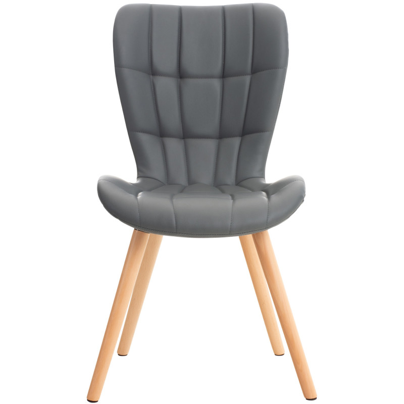 Chaise Elda PU naturel