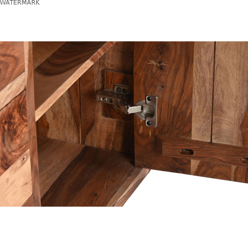 Présentoir DKD Home Decor Verre Bois d'hévéa 100 x 42 x 190 cm