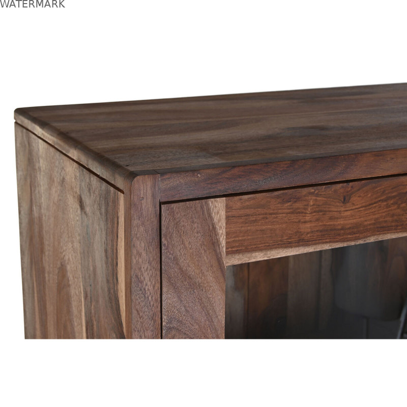 Présentoir DKD Home Decor Verre Bois d'hévéa 100 x 42 x 190 cm