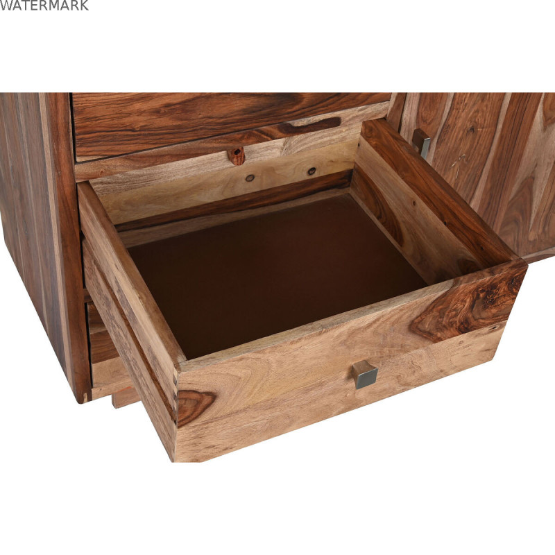 Présentoir DKD Home Decor Verre Bois d'hévéa 100 x 42 x 190 cm