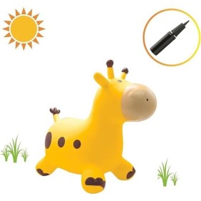 Girafe sauteuse gonflable - Lexibook - 45 cm H - Pompe manuelle incluse - Dés 3 ans