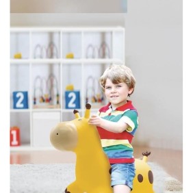 Girafe sauteuse gonflable - Lexibook - 45 cm H - Pompe manuelle incluse - Dés 3 ans