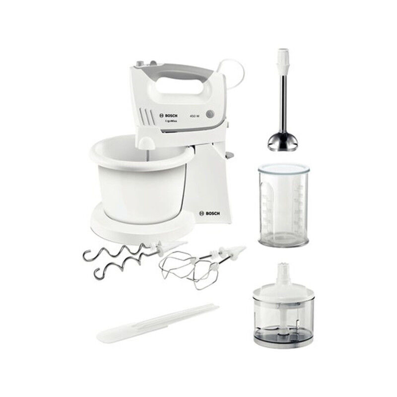 Batteur à fouet BOSCH MFQ36490 Acier inoxydable