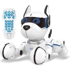 POWER PUPPY - Mon chien robot savant programmable et tactile avec télécommande - LEXIBOOK