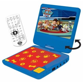 Lecteur DVD portable enfant Pat Patrouille - LEXIBOOK - écran LCD 7” - batterie rechargeable