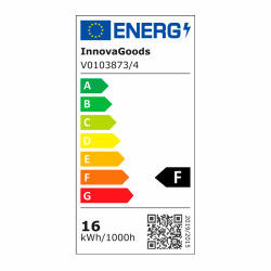 Ventilateur de Plafond avec Lumière LED et 3 Pales ABS Flaled InnovaGoods Blanc 36 W 52" Ø132 cm
