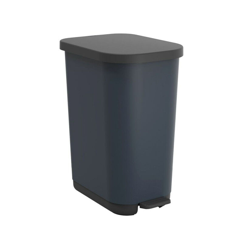 Poubelle Rotho Ribo Blue Bleu Plastique 35 L