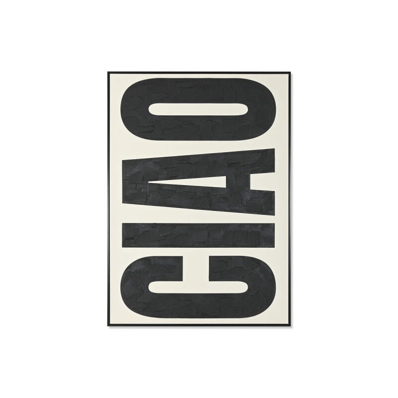 Cadre Home ESPRIT Ciao Blanc Noir Moderne 103 x 4,5 x 143 cm 103 x 4 x 143 cm