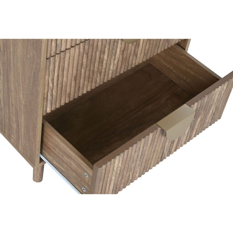 Caisson à Tiroirs Home ESPRIT Marron Doré 60 x 39 x 77 cm