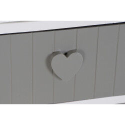 Caisson à Tiroirs Home ESPRIT Blanc Gris 40 x 29 x 90 cm