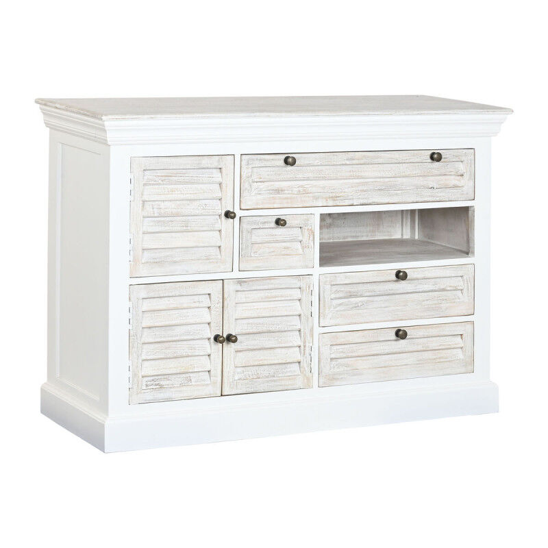Caisson à Tiroirs Home ESPRIT Blanc Usé 115 x 40 x 80 cm