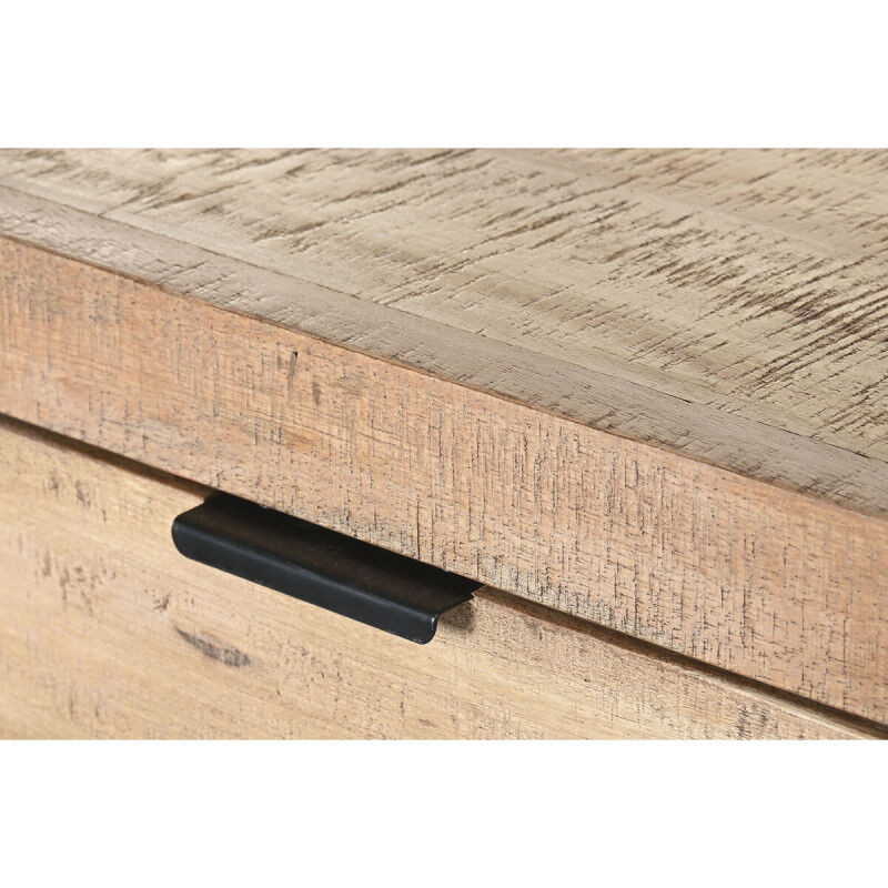 Caisson à Tiroirs Home ESPRIT Marron Noir Alpino 180 x 45 x 91 cm