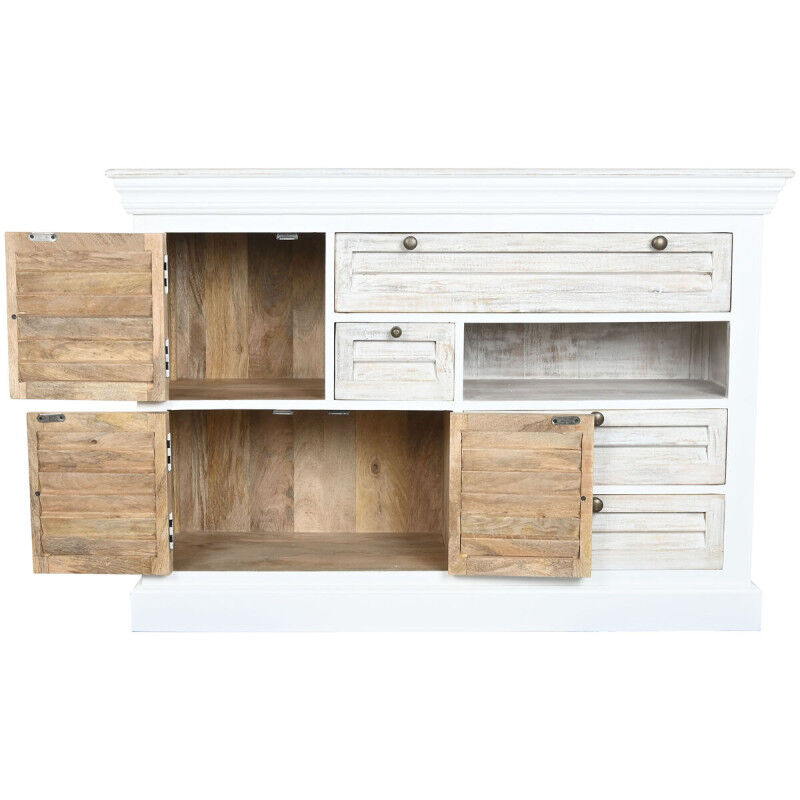 Caisson à Tiroirs Home ESPRIT Blanc Usé 115 x 40 x 80 cm