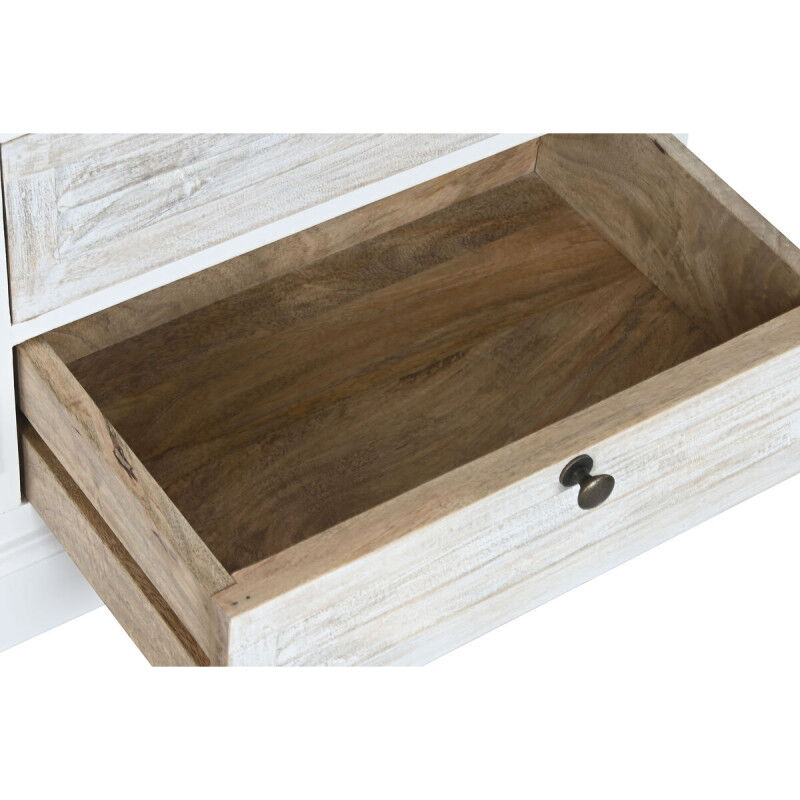 Caisson à Tiroirs Home ESPRIT Blanc Usé 115 x 40 x 80 cm