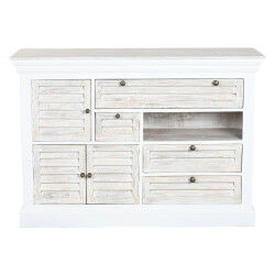 Caisson à Tiroirs Home ESPRIT Blanc Usé 115 x 40 x 80 cm