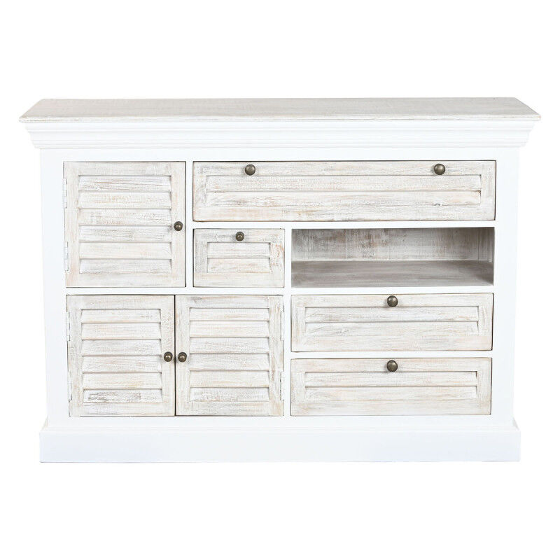 Caisson à Tiroirs Home ESPRIT Blanc Usé 115 x 40 x 80 cm