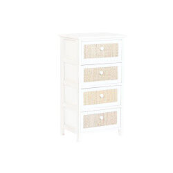 Lot de 2 tabourets de bar en velours blanc du Pérou